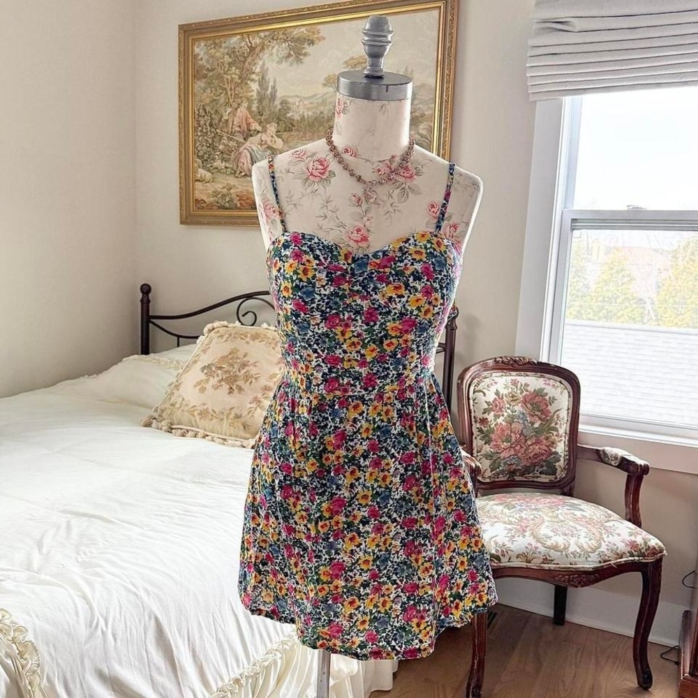 floral mini dress y2k xxi floral mini dress size small